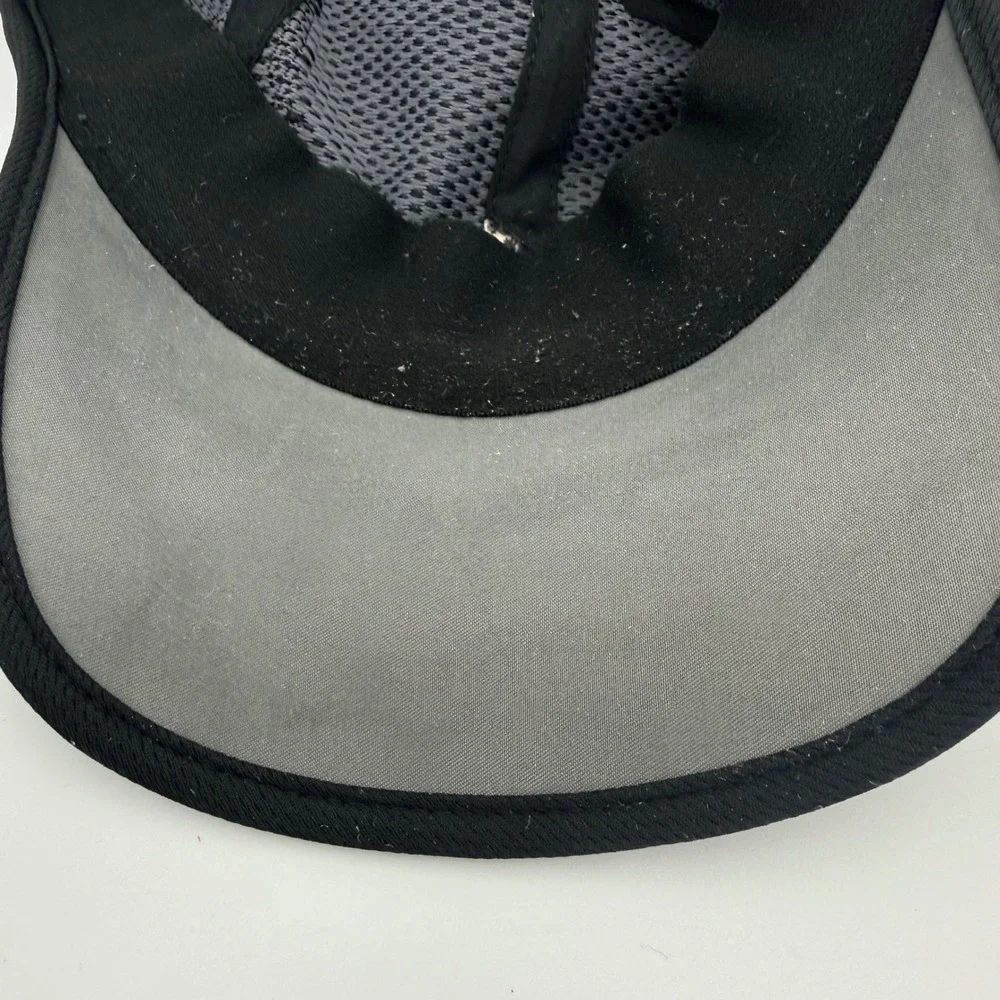 Adidas Adizero Running Hat Black Grey Climalite Mesh Adjustable Performance Cap